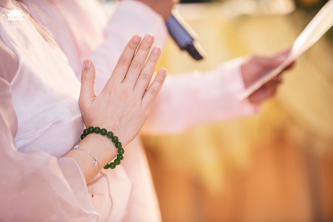 Wedding Ceremony at the pagoda