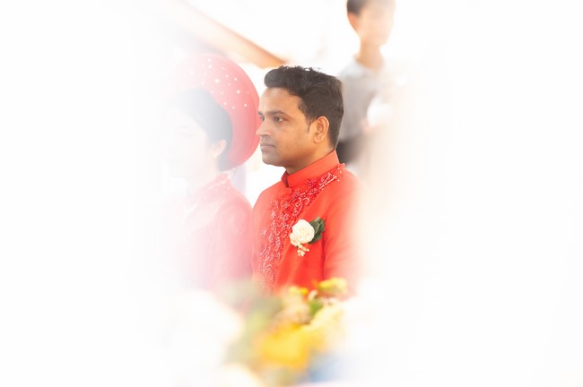 Wedding Ceremony at the pagoda