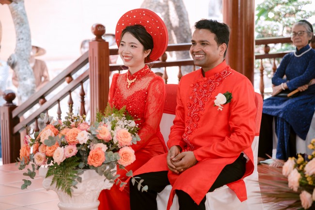 Wedding Ceremony at the pagoda