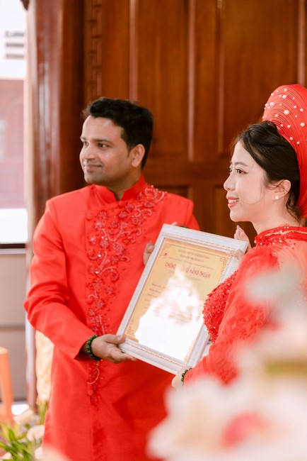 Wedding Ceremony at the pagoda