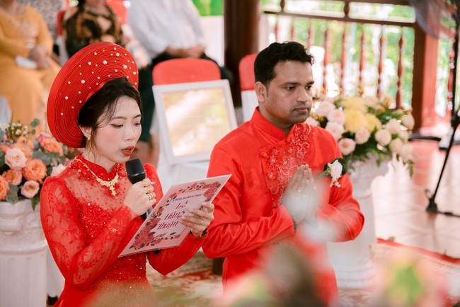 Wedding Ceremony at the pagoda