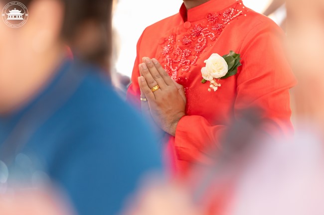 Wedding Ceremony at the pagoda