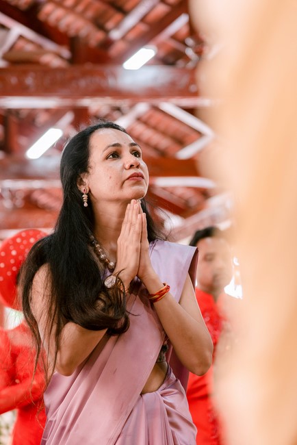 Wedding Ceremony at the pagoda