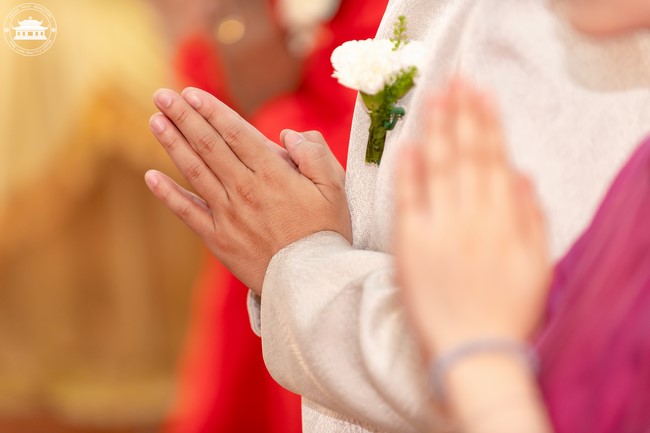 Wedding Ceremony at the pagoda