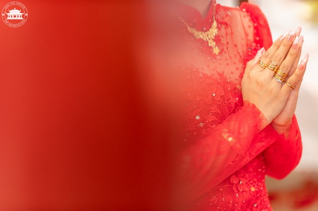 Wedding Ceremony at the pagoda