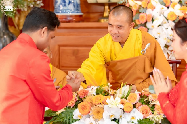 Wedding Ceremony at the pagoda