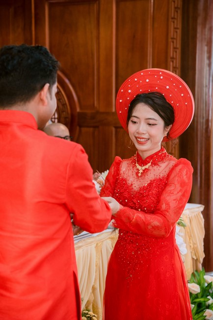 Wedding Ceremony at the pagoda