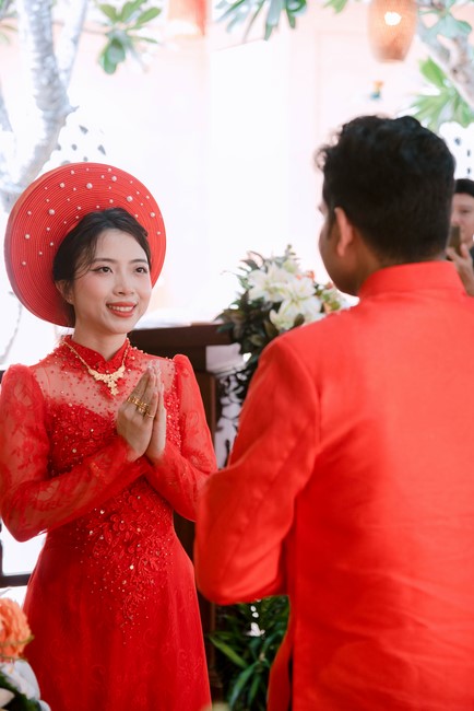 Wedding Ceremony at the pagoda