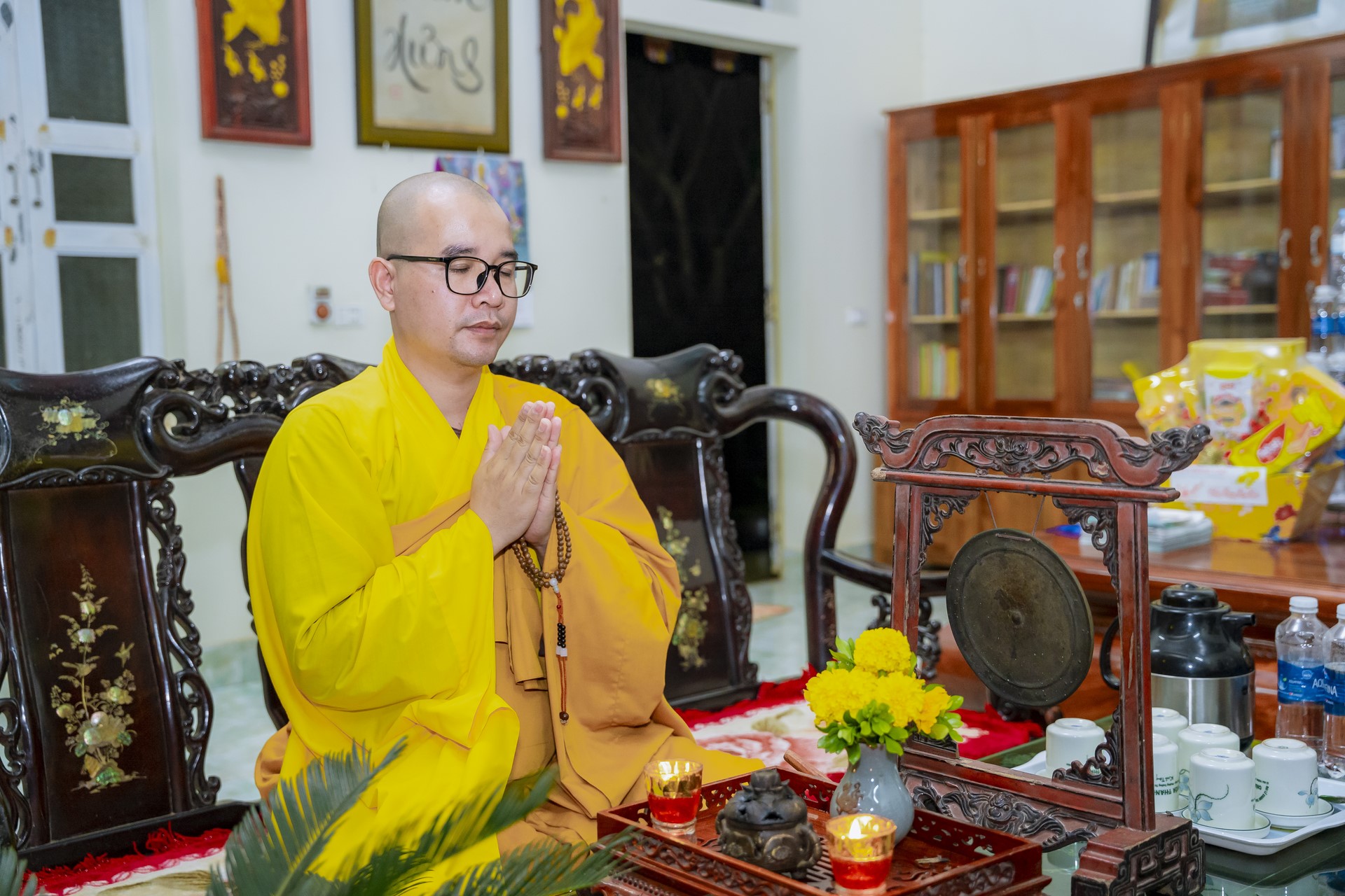 The 22nd Retreat “Learning the Practice as the Buddha Teachings” and a repentance ceremony at Dong Cao Pagoda, Thanh Hoa
