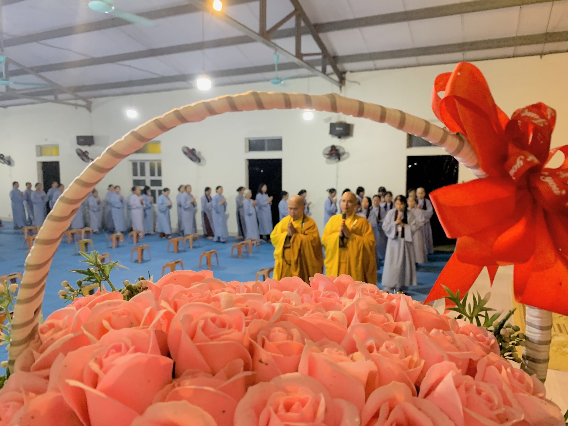 The 22nd Retreat “Learning the Practice as the Buddha Teachings” and a repentance ceremony at Dong Cao Pagoda, Thanh Hoa