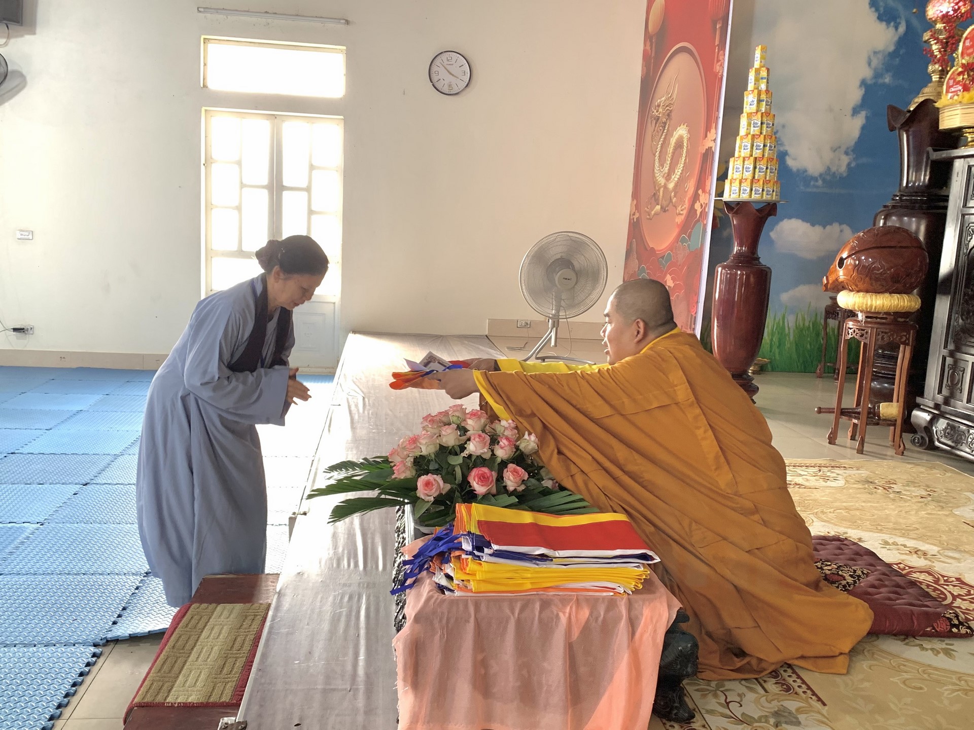 The 22nd Retreat “Learning the Practice as the Buddha Teachings” and a repentance ceremony at Dong Cao Pagoda, Thanh Hoa