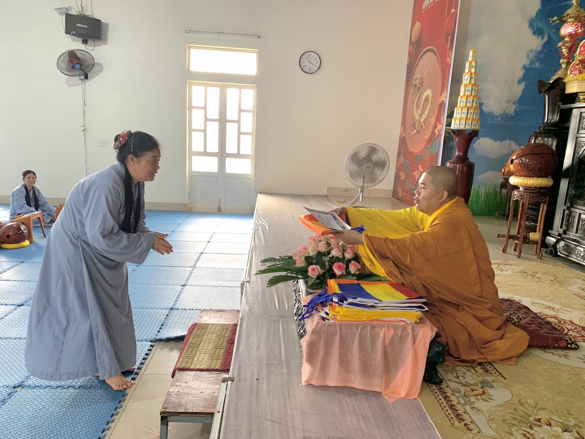The 22nd Retreat “Learning the Practice as the Buddha Teachings” and a repentance ceremony at Dong Cao Pagoda, Thanh Hoa