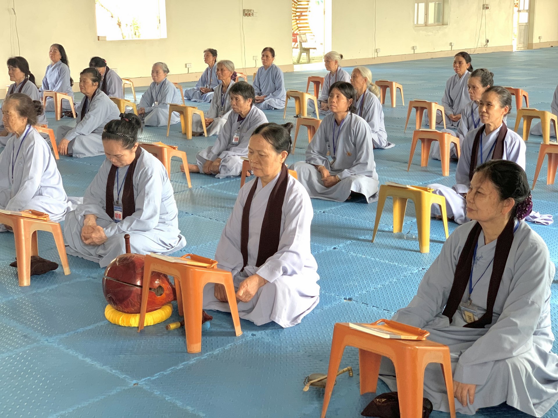 The 22nd Retreat “Learning the Practice as the Buddha Teachings” and a repentance ceremony at Dong Cao Pagoda, Thanh Hoa