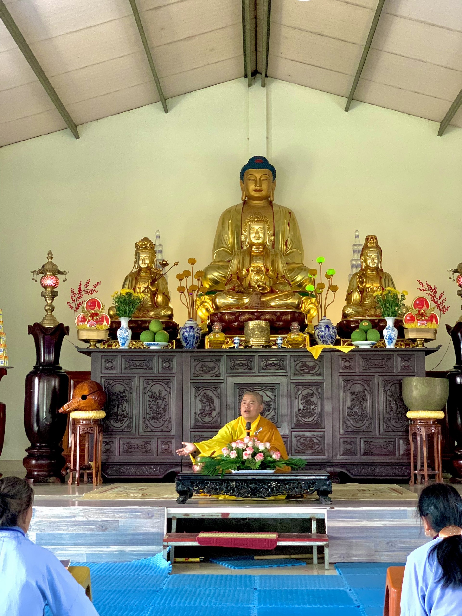 The 22nd Retreat “Learning the Practice as the Buddha Teachings” and a repentance ceremony at Dong Cao Pagoda, Thanh Hoa