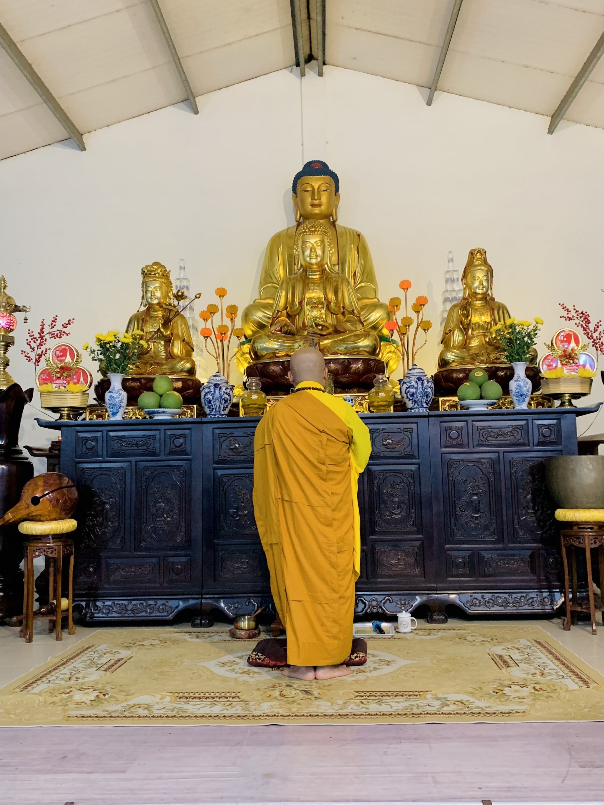 The 22nd Retreat “Learning the Practice as the Buddha Teachings” and a repentance ceremony at Dong Cao Pagoda, Thanh Hoa