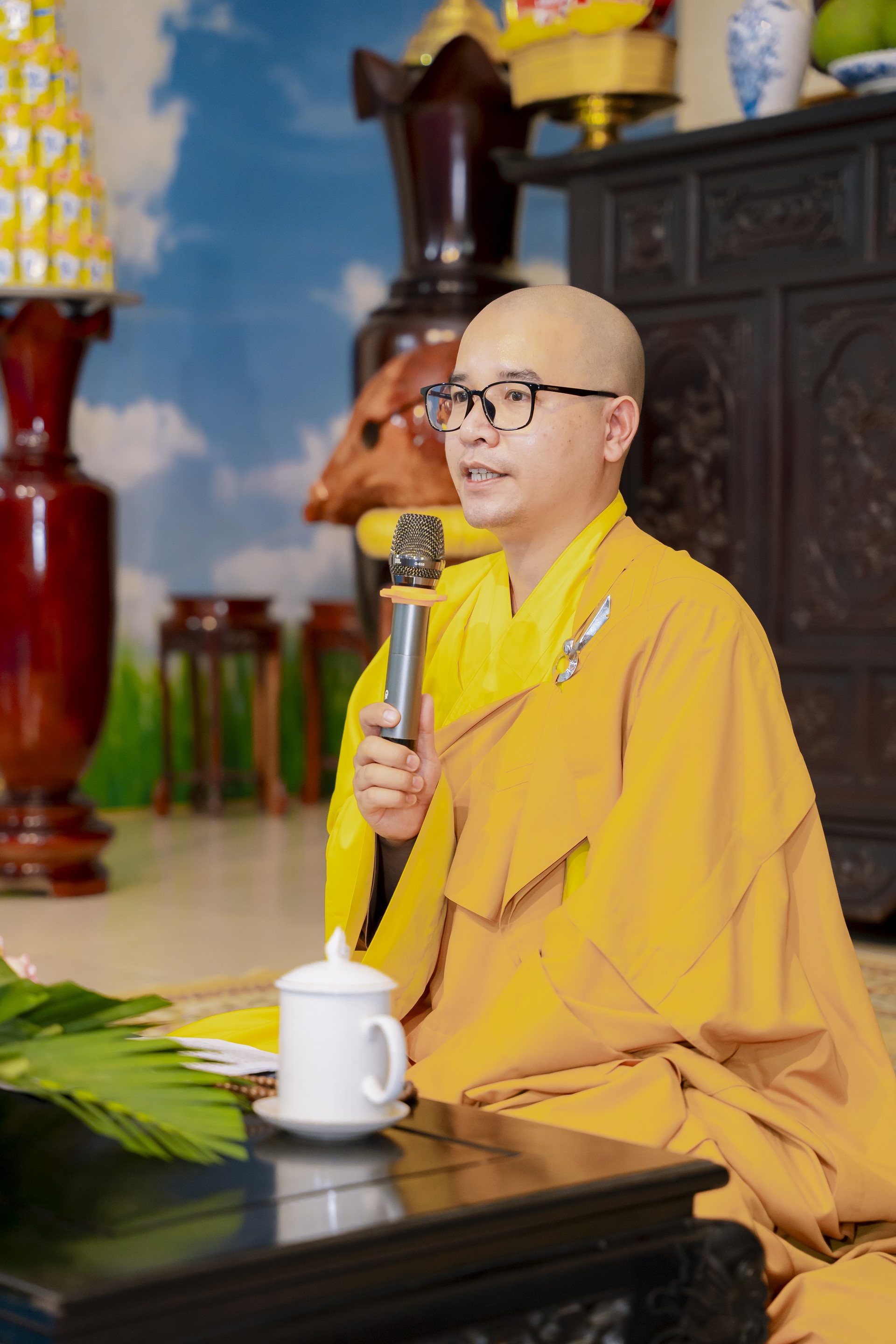 The 22nd Retreat “Learning the Practice as the Buddha Teachings” and a repentance ceremony at Dong Cao Pagoda, Thanh Hoa