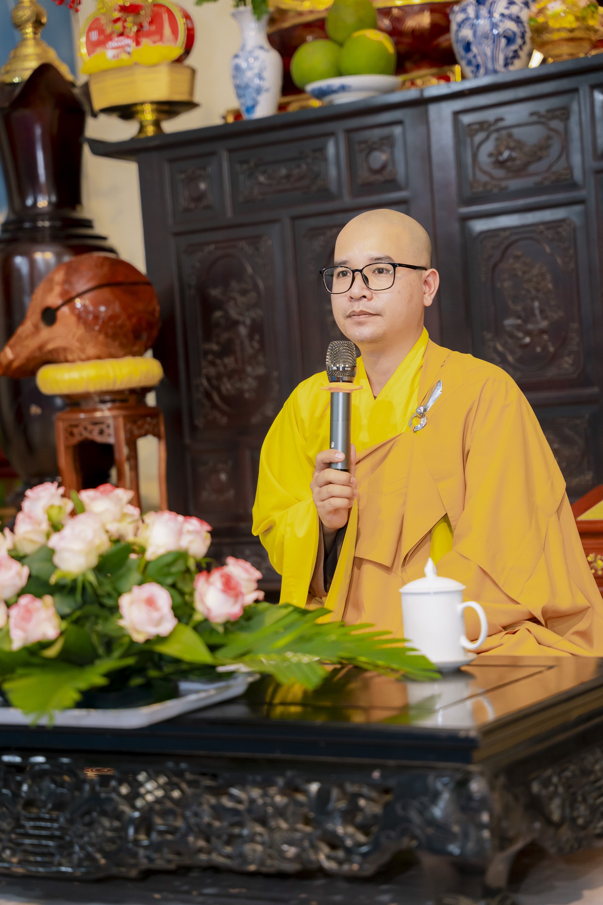 The 22nd Retreat “Learning the Practice as the Buddha Teachings” and a repentance ceremony at Dong Cao Pagoda, Thanh Hoa