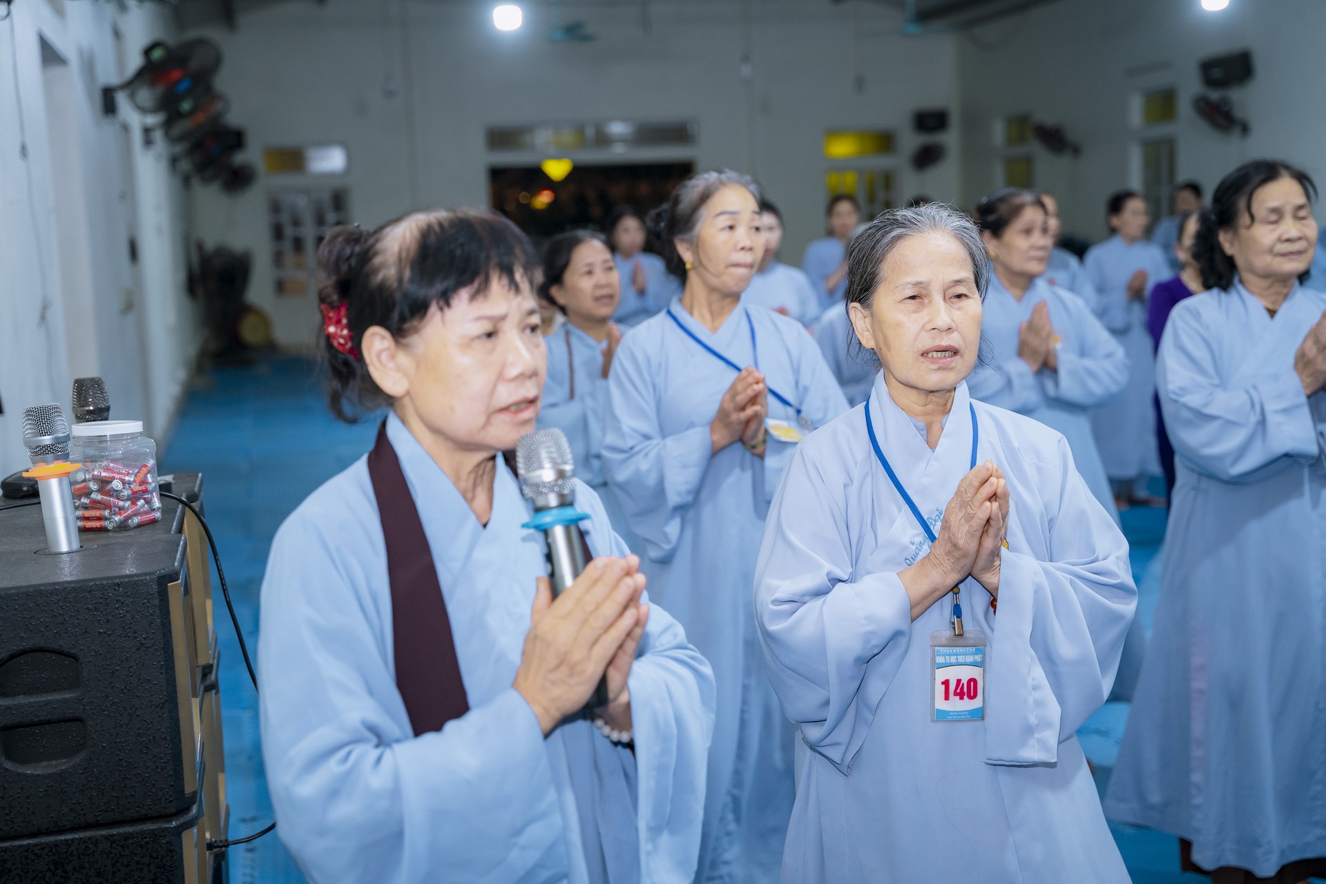 The 22nd Retreat “Learning the Practice as the Buddha Teachings” and a repentance ceremony at Dong Cao Pagoda, Thanh Hoa