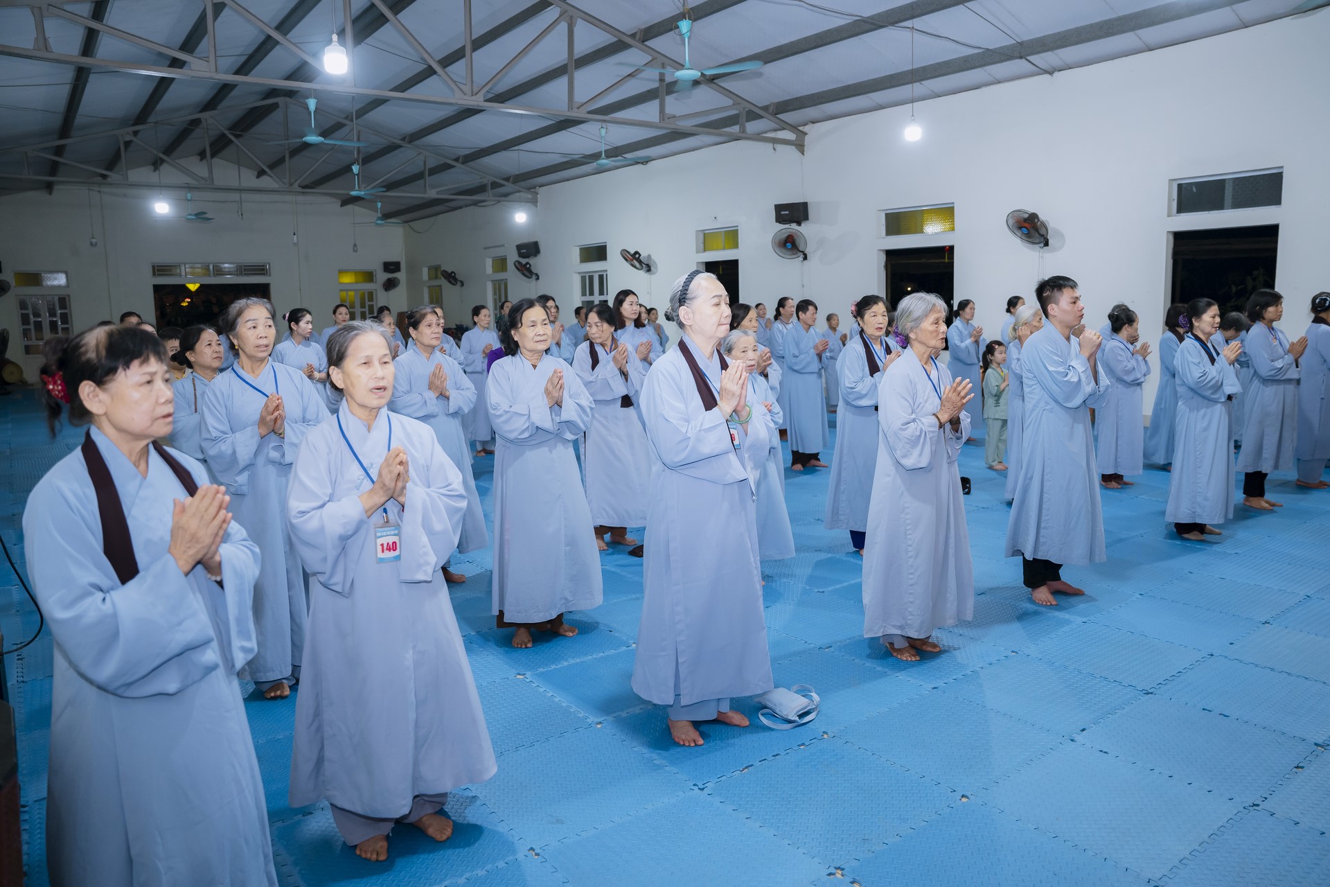The 22nd Retreat “Learning the Practice as the Buddha Teachings” and a repentance ceremony at Dong Cao Pagoda, Thanh Hoa