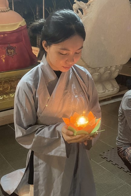 Commemorating the Birthday of Bodhisattva Avalokitesvara at Truong Phap pagoda, Hau Giang