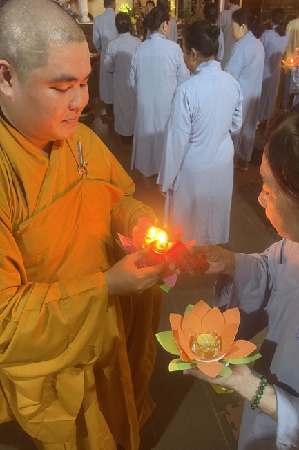 Commemorating the Birthday of Bodhisattva Avalokitesvara at Truong Phap pagoda, Hau Giang