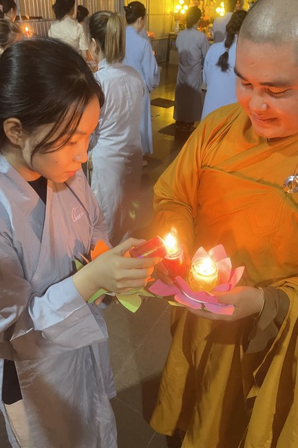 Commemorating the Birthday of Bodhisattva Avalokitesvara at Truong Phap pagoda, Hau Giang