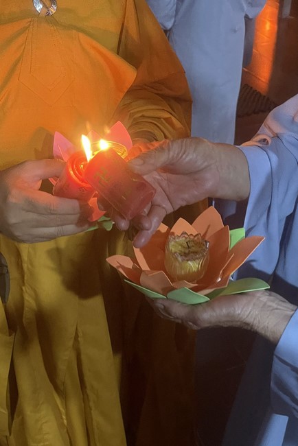 Commemorating the Birthday of Bodhisattva Avalokitesvara at Truong Phap pagoda, Hau Giang