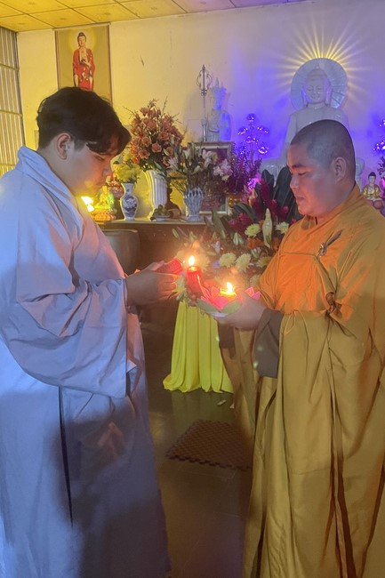 Commemorating the Birthday of Bodhisattva Avalokitesvara at Truong Phap pagoda, Hau Giang
