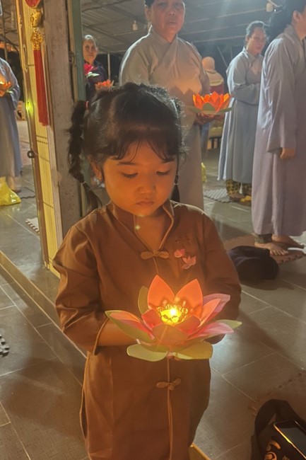 Commemorating the Birthday of Bodhisattva Avalokitesvara at Truong Phap pagoda, Hau Giang