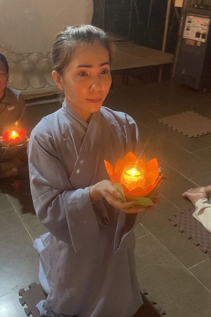 Commemorating the Birthday of Bodhisattva Avalokitesvara at Truong Phap pagoda, Hau Giang