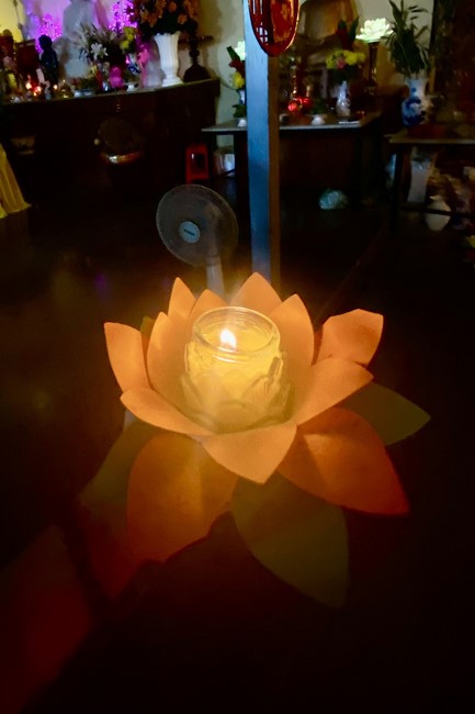 Commemorating the Birthday of Bodhisattva Avalokitesvara at Truong Phap pagoda, Hau Giang