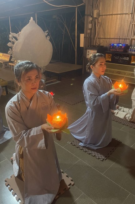 Commemorating the Birthday of Bodhisattva Avalokitesvara at Truong Phap pagoda, Hau Giang