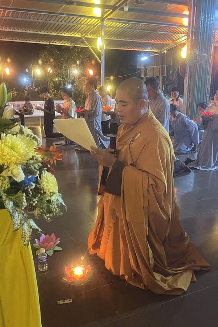Commemorating the Birthday of Bodhisattva Avalokitesvara at Truong Phap pagoda, Hau Giang