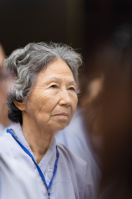 Dharma talk Cultivating the body or the mind? in the 102nd Seven-day Retreat