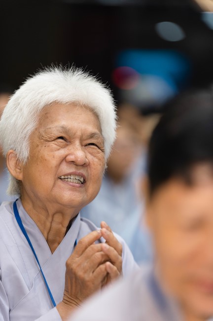 Dharma talk Cultivating the body or the mind? in the 102nd Seven-day Retreat