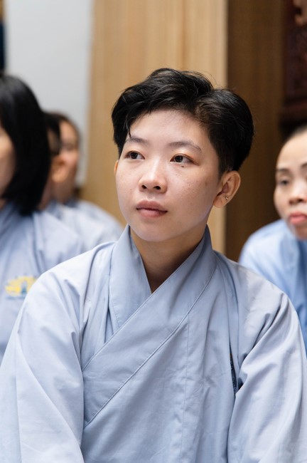 Dharma talk Cultivating the body or the mind? in the 102nd Seven-day Retreat