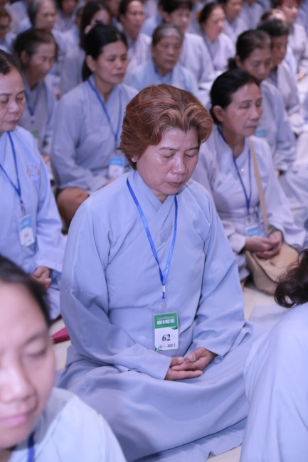Dharma talk Buddha's name reciting being the way back to the tranquility in the 102nd Seven-Day Retreat