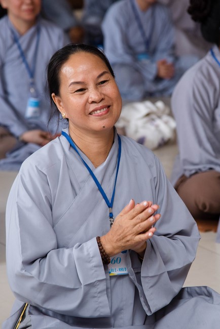 Dharma talk Buddha's name reciting being the way back to the tranquility in the 102nd Seven-Day Retreat