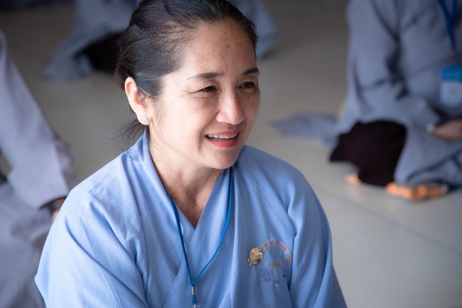 Dharma talk Buddha's name reciting being the way back to the tranquility in the 102nd Seven-Day Retreat