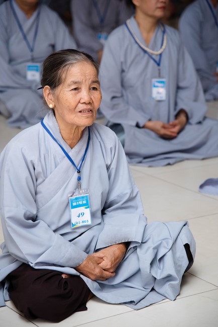 Dharma talk Buddha's name reciting being the way back to the tranquility in the 102nd Seven-Day Retreat