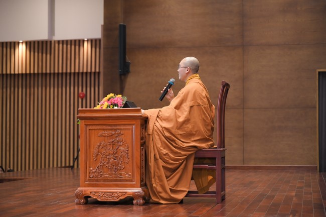 Dharma Talk Winning the Darkness Within You preaching by Junior Thích Khai Tuan - Third day in Summer Retreat 2024