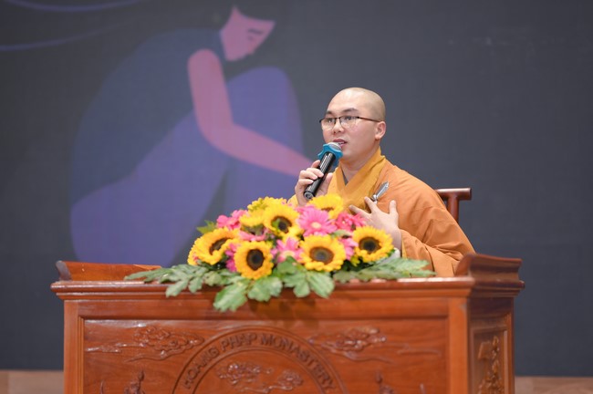 Dharma Talk Winning the Darkness Within You preaching by Junior Thích Khai Tuan - Third day in Summer Retreat 2024