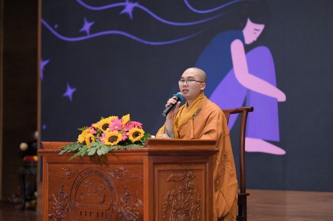 Dharma Talk Winning the Darkness Within You preaching by Junior Thích Khai Tuan - Third day in Summer Retreat 2024