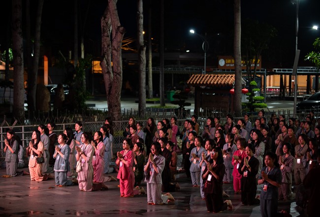 Dharma Talk Winning the Darkness Within You preaching by Junior Thích Khai Tuan - Third day in Summer Retreat 2024