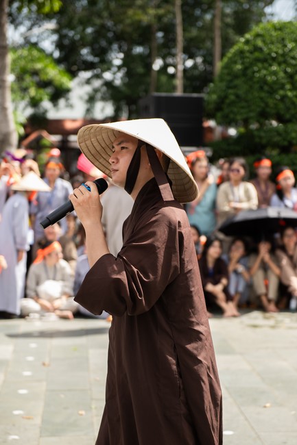 Dharma Talk Winning the Darkness Within You preaching by Junior Thích Khai Tuan - Third day in Summer Retreat 2024
