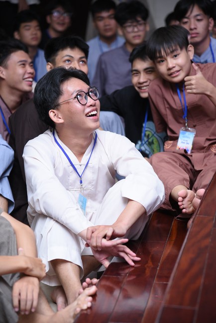 Dharma Talk Winning the Darkness Within You preaching by Junior Thích Khai Tuan - Third day in Summer Retreat 2024