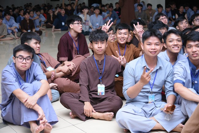 Dharma Talk Winning the Darkness Within You preaching by Junior Thích Khai Tuan - Third day in Summer Retreat 2024