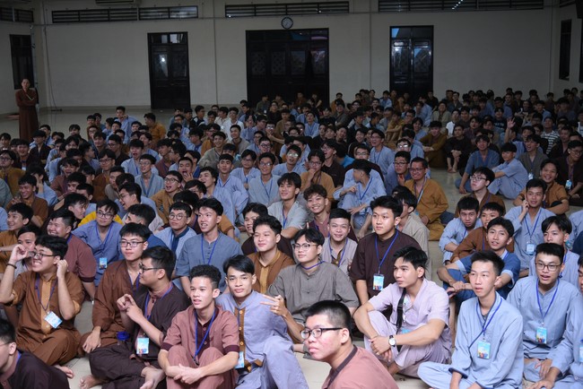 Dharma Talk Winning the Darkness Within You preaching by Junior Thích Khai Tuan - Third day in Summer Retreat 2024