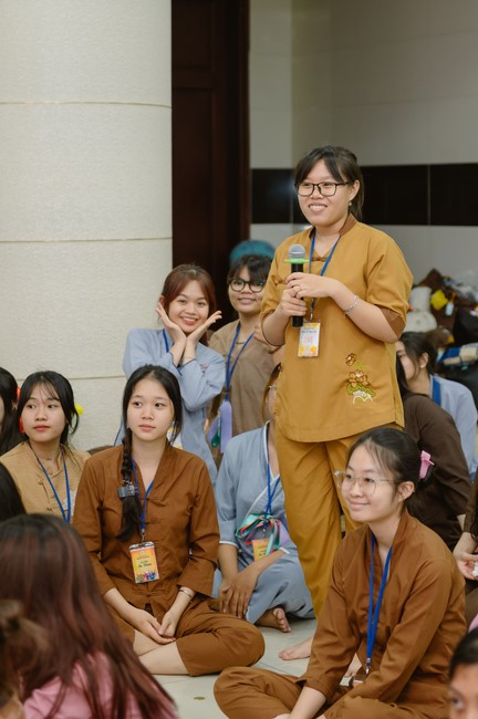 Dharma Talk Winning the Darkness Within You preaching by Junior Thích Khai Tuan - Third day in Summer Retreat 2024