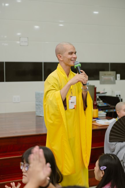 Dharma Talk Winning the Darkness Within You preaching by Junior Thích Khai Tuan - Third day in Summer Retreat 2024